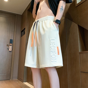 重工立体凸印压花美式短裤男五分裤重磅300g菠萝格-2406批22控48图片