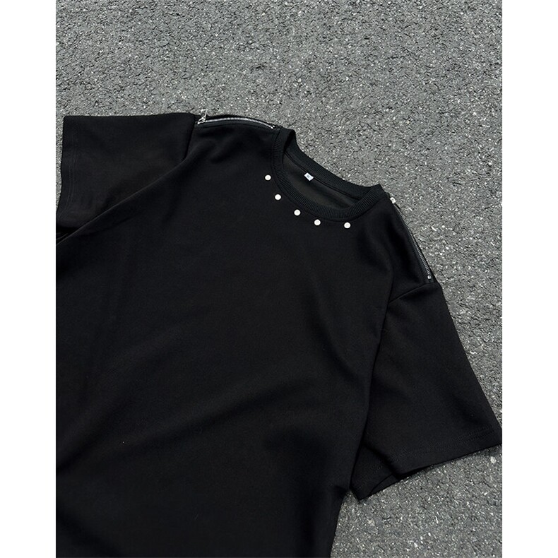 夏季宽松美式高街个性短袖潮XZ808B-WH057-P48,男装T恤,星座808B