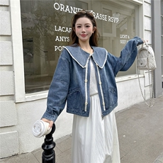 [】春季新款学院风牛仔外套2C057-8202-P160-K258，女装短外套，2C057