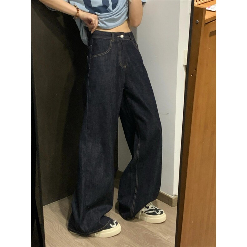 牛仔裤男夏季新款不规则设计感高腰显瘦直筒长裤H065,男装牛仔裤,星座1116A（原606A-3）
