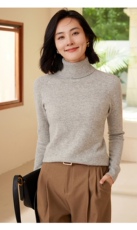 2025新款针织打底衫女修身显瘦内搭上衣毛衣，女装针织衫/毛衣，蚂蚁派对工厂直营店