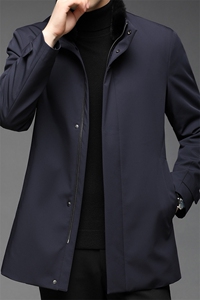 BB6559秋冬2023年男士新款夹克兔毛内胆大衣保暖派克服P858图片