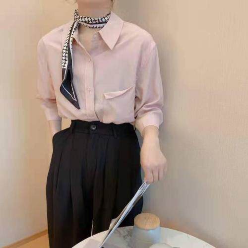 带围脖衬衣，女装，青迈国际