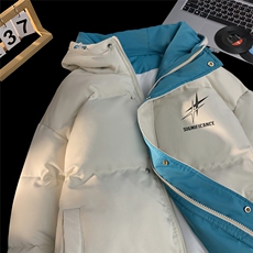 地毯新款秋冬字母星星印花时尚保暖棉服A247-MY1879P125控158，男装棉衣，电商A247