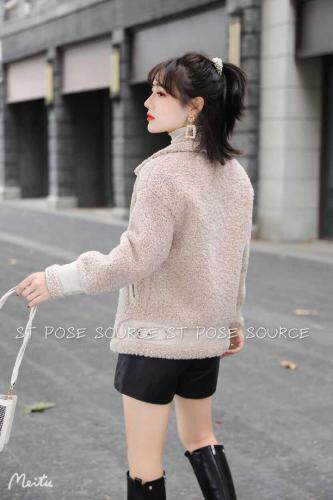 欧美时尚气质冬新款，女装，圣姿源