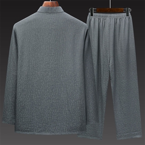 春秋新款风唐装中老年套装盘扣民族服衬衫2007-2 P140图片