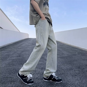 美式牛仔裤男春秋新款休闲直筒裤M882P38图片