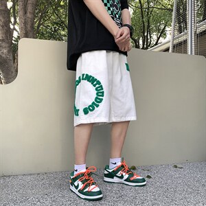 男春季潮流时尚休闲短裤毛巾绣短裤DK0001P31图片