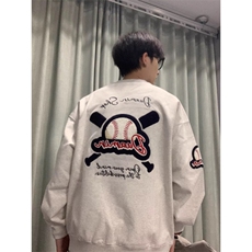 美式刺绣棒球服卫衣ZW0144-特批46，女装职业装，星座313A(原308A-2)
