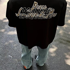 美式高街短袖男夏季穿搭时尚潮流t恤痞帅高级感重磅五分袖T1536，男装T恤，星座1116A（原606A-3）