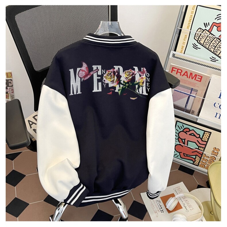 J9935-P70美式嘻哈高质量刺绣宽松潮牌棒球服夹克,男装夹克,星座617A-2
