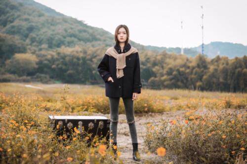 线象大衣，女装，线象