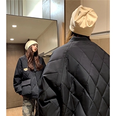 冬季2025新款港风棉衣棉服青年情侣装冬装男女中性外套S273-P118，男装棉衣，电商A233-1