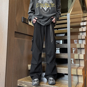 加长版工装裤男高个子休闲裤伞兵裤188cm110裤子KZ012P78加绒88图片