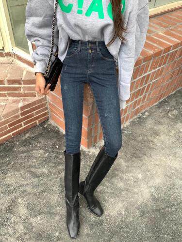 「现货」双扣，弹力，暖宝宝面料。搭配筒靴冬天的爱，女装，T7