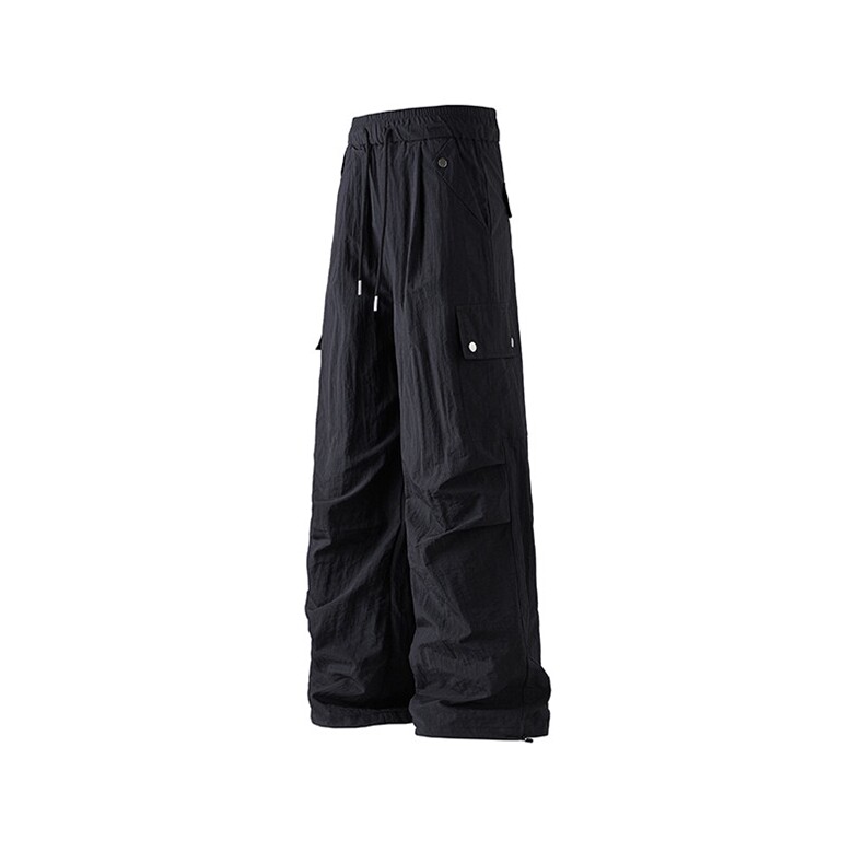 白底平铺立体美式阔腿伞兵工装裤男夏冰丝防晒冲锋登山裤KZ055P50,男装休闲裤,电商B312