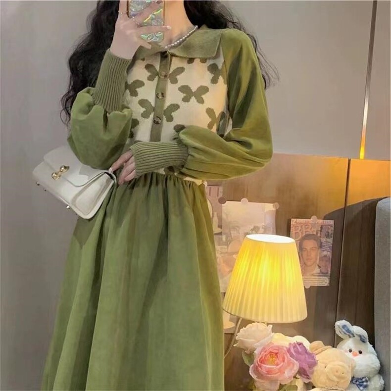 秋装新款连衣裙，女装连衣裙，琴菲儿