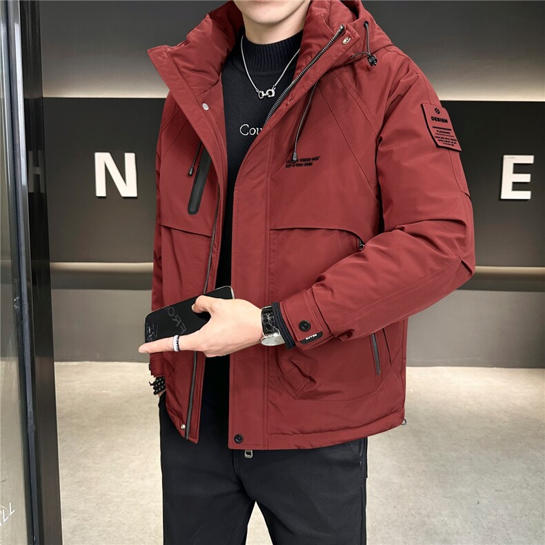 冬季新款羽绒服男装加厚高端美式工装轻薄冲锋衣外套,男装羽绒服,星座414（原B263）