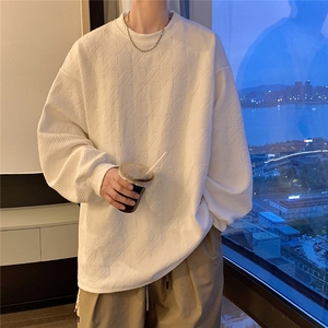 立体菱形方格花纹面料卫衣男：聚酯纤维95%氨纶5%WY77056P38控58图片