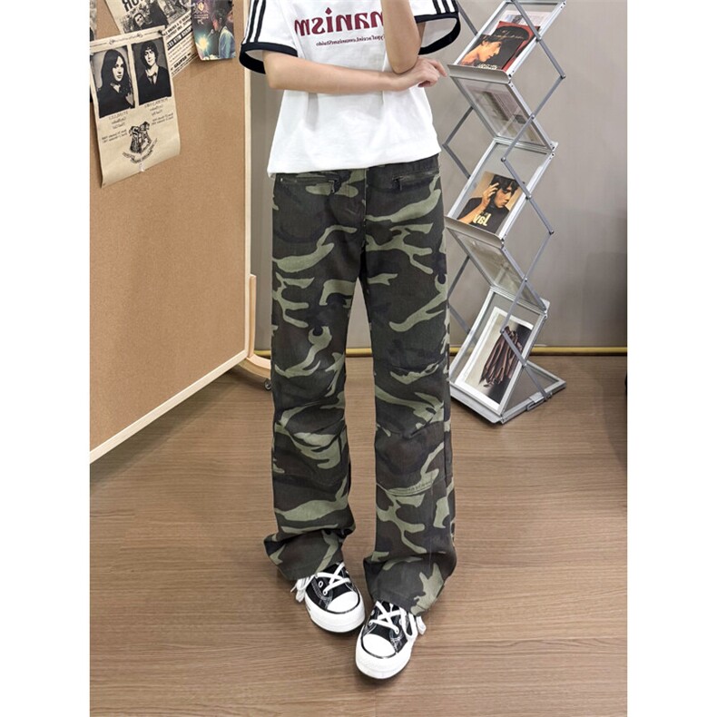 B221美式ins高街暗黑多口袋修身工装牛仔裤LK24156-P65控88,男装牛仔裤,电商B221