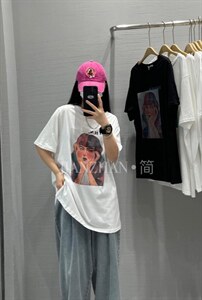 夏季新款 大版图案短袖图片
