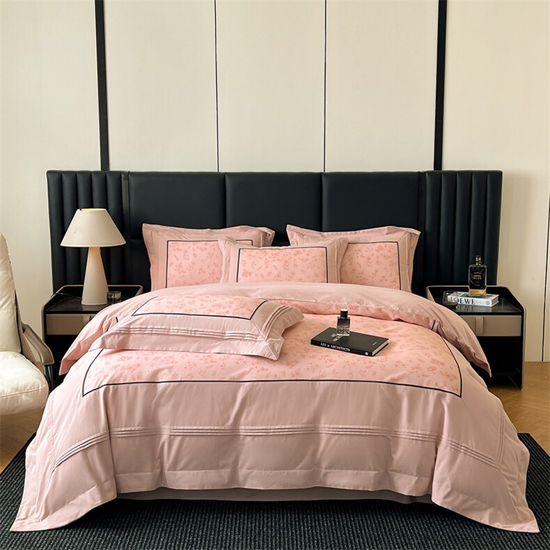 新款亲肤棉加厚磨毛数码印花四件套，床品套件，一起卖家纺