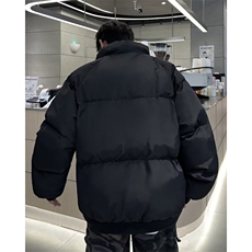 美式复古撞色棉服2024新款加厚保暖棉袄冬季休闲棉衣外套潮M9093，男装棉衣，星座506