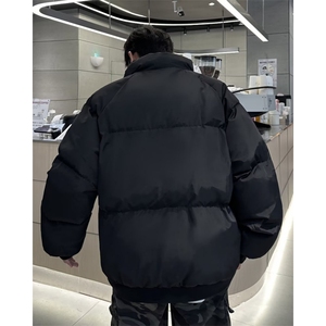 美式复古撞色棉服2024新款加厚保暖棉袄冬季休闲棉衣外套潮M9093图片