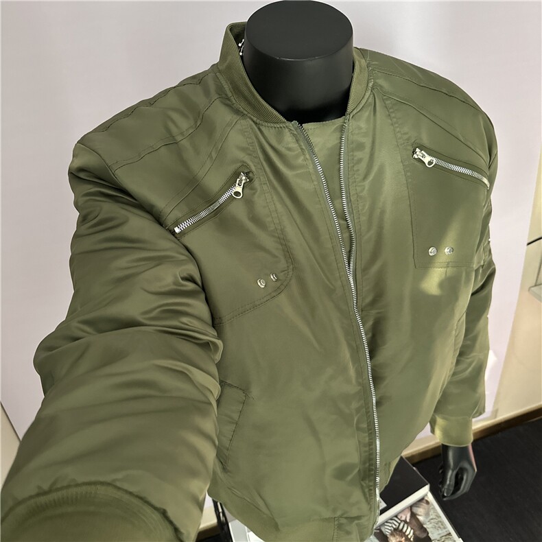 现货拉链棒球服棉衣棉袄宽松休闲外套M6102-P95,男装棉衣,星座1109-4