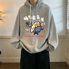 连帽卫衣男大码胖子帽衫大号运动服WY2447-P35，男装卫衣，电商A040