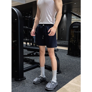 8XL-M四分裤不过膝冰丝速干薄款沙滩短裤男篮球运动裤DK26005P25图片