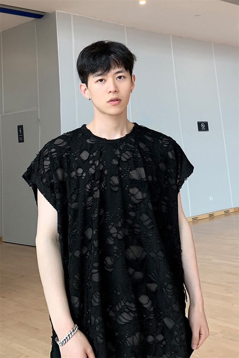 8XL-M重磅！特大码短袖T恤背心男宽松休闲百搭篮球服DX318P28,男装T恤,电商D206-1