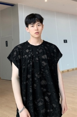 8XL-M重磅！特大码短袖T恤背心男宽松休闲百搭篮球服DX318P28，男装T恤，电商D206-1