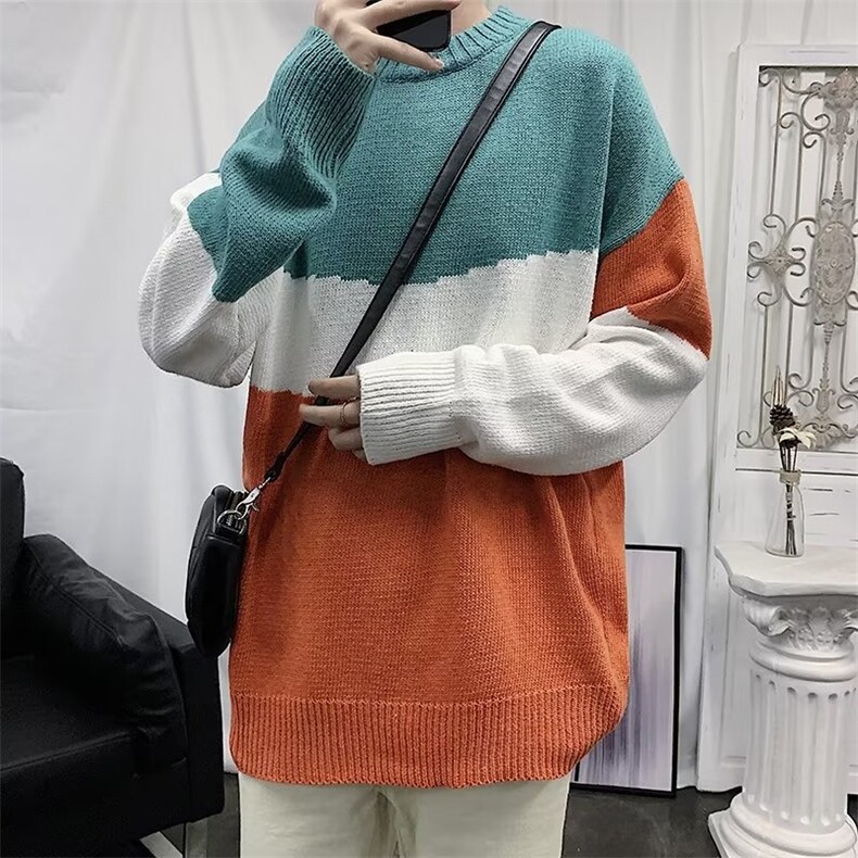 秋季毛衣男韩版潮流宽松休闲圆领针织衫D136P30,男装针织衫/毛衣,星座1116-2