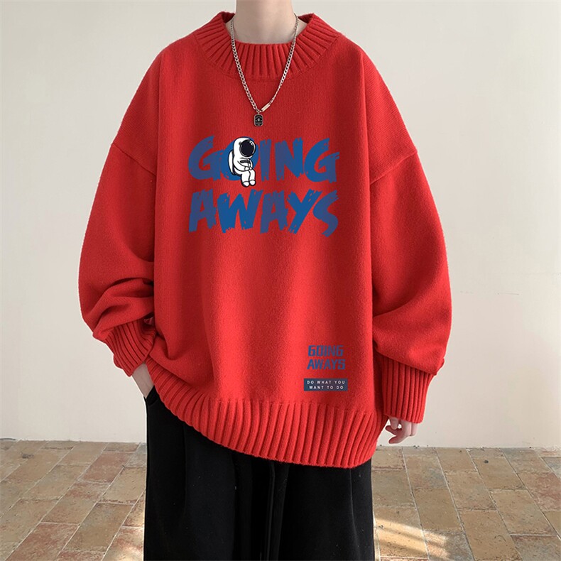 半高领毛衣男士大码针织衫男毛线衣男M18230-P45加绒款-P65,男装针织衫/毛衣,电商A040