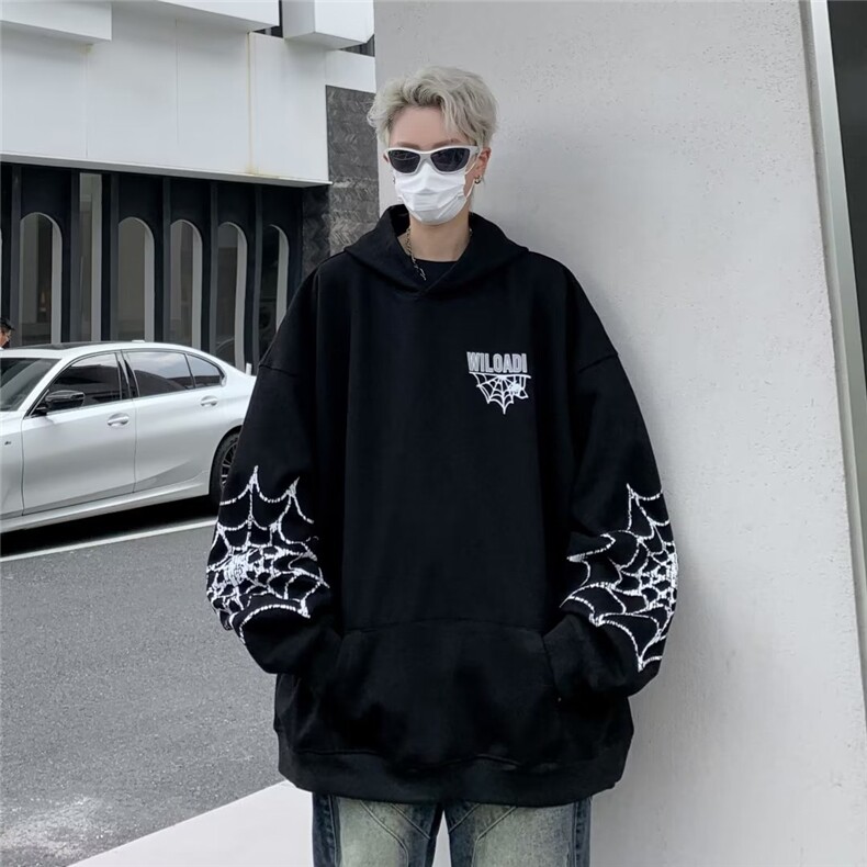 卫衣男潮ins港风潮流圆Y8036 P55图片