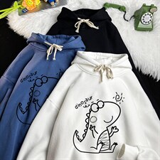 WY2172-P35加绒款-P40纯棉连帽卫衣男大码运动帽衫宽松薄，男装卫衣，电商A040