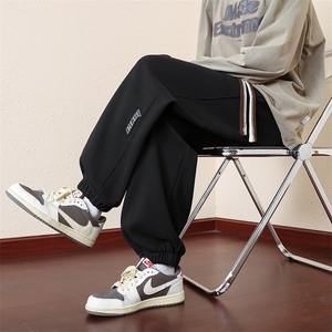M-8XL 秋季新款大码束脚潮流休闲束脚牛仔裤 109-K119-P50图片