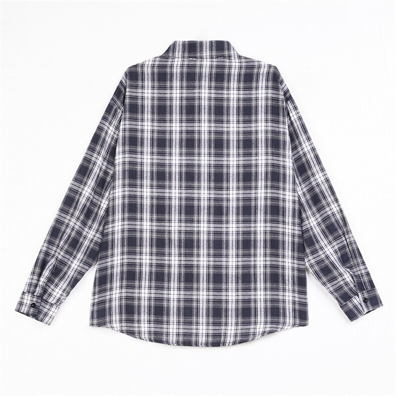 美式高街潮牌长袖衬衫潮流宽松休闲上衣A086-CS2222-P30,男装衬衫,电商基地A086