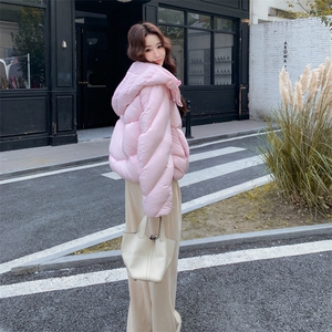 【新品】泡芙花苞帽子羽绒服（90绒）-2C016-9050-P365-K548图片