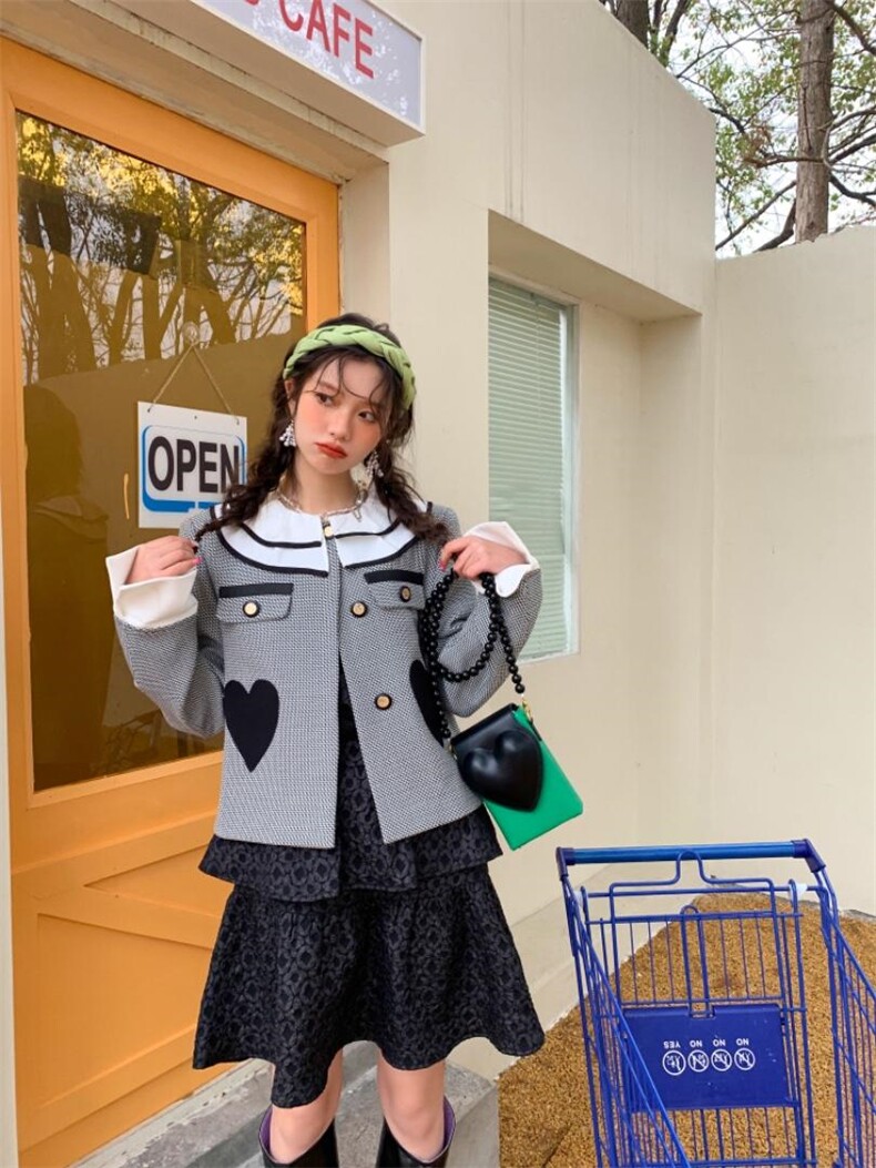 甜美爱心小香外套，其它，YOUER DENG