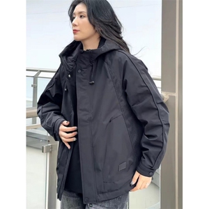 1506-1/J766911/P78加棉男装夹克男连帽短款上衣外套男韩版潮流图片