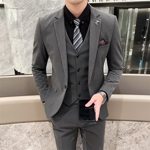 专业西服工厂永不断货男商务休闲大码西服套装三件套1818-P210图片 专业西服工厂永不断货男商务休闲大码西服套装三件套1818-P210图片