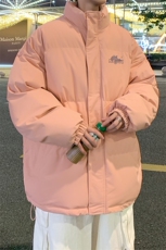 外景冬季新款简约加厚面包服男宽松保暖棉衣立领外套MF00901/P90，男装棉衣，电商B316