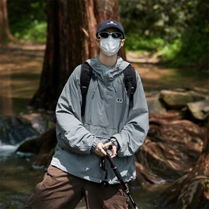 防紫外线冲锋衣男夏轻户外速干防晒皮肤衣服夹克外套 HT73图片