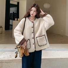 新品有货！温柔风毛毛外套2C213-913-P185-K268，女装短外套，2C213