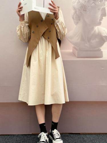 【现货】秋季新款连衣裙马甲两件套，女装连衣裙，我的女孩