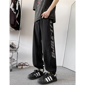 8XL-M特大码冰丝裤子男薄款工装裤美式休闲速干束脚运动裤K970P35图片