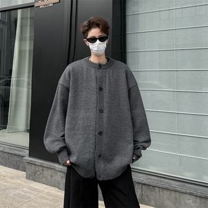 复古拉链毛衣针织衫男士秋季新款轻熟风高级感休闲外套Y502/P66图片