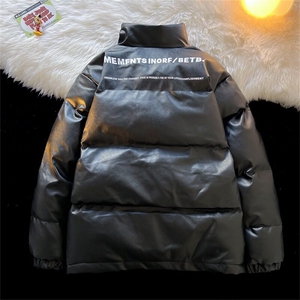 【有货】D8858-P110美式潮牌冬季立领棉衣外套宽松加厚面包服棉袄图片